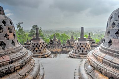 borobudur tapınağı, java, Endonezya