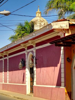 Granada, Nicaragua - January 2016 : Historical center in sunny weather