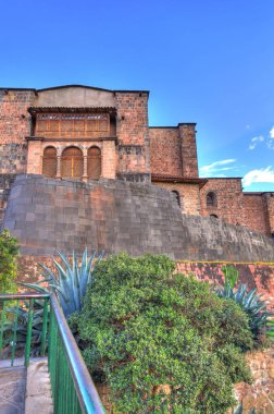 CUSCO, PERU - APRIL 2018: Historical center in sunny weather