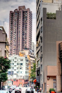 HONG KONG - FEBRUARY 2018 : Central district in sunny weather