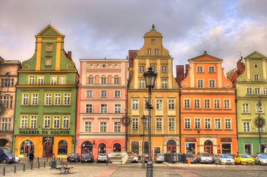 Wroclaw, Poland - August 2021 : Historical center in summertime