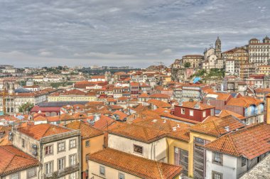 Porto, Portugal - June 2021: Historical center in summertime, HDR image