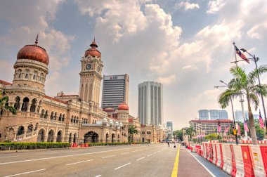 Kuala Lumpur, Malaysia - March 2019 : Historical center, HDR image