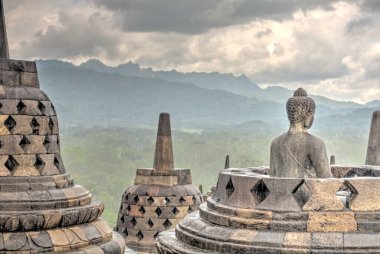 borobudur tapınağı, java, Endonezya