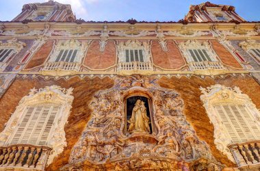 VALENCIA, SPAIN - JUNE 2017: City center in summertime