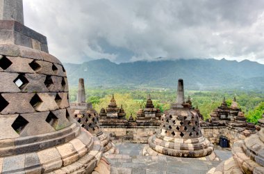 borobudur tapınağı, java, Endonezya