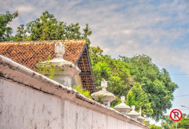 YOGYAKARTA, INDONESIA - APRIL 2019: Historical center in sunny weather