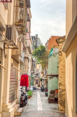 architecture details in Macau city center, HDR Image