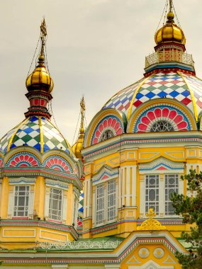 ALMATY, KAZAKHSTAN - APRIL 2016 : City center in springtime