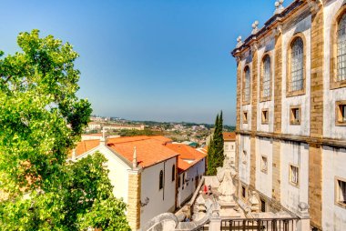 Coimbra, Portugal - July 2019 : Historical center in sunny weather