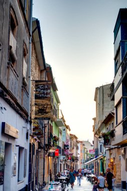 DENIA, SPAIN - SEPTEMBER 2019: Seaside resort in sunny weather