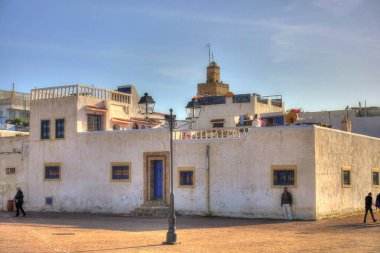 Rabat, Morocco - January 2015 : Historical center in wintertime