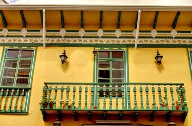 CUENCA, ECUADOR - April 2018: Historical landmarks view, HDR image