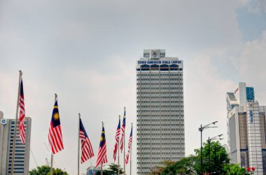 Kuala Lumpur, Malaysia - March 2019 : Historical center, HDR image