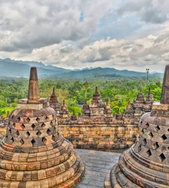 borobudur tapınağı, java, Endonezya