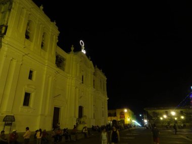 LEON, NICARAGUA - January 2016: Historical center view, HDR Image