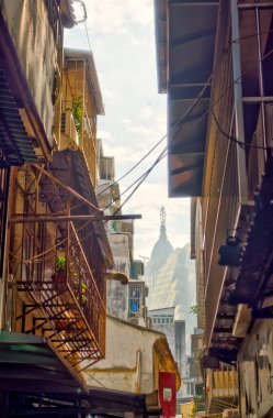 architecture details in Macau city center, HDR Image