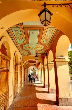CUENCA, ECUADOR - April 2018: Historical landmarks view, HDR image