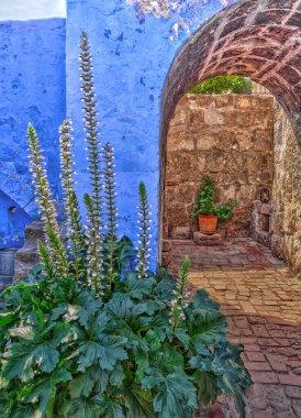 AREQUIPA, PERU - APRIL 2018 : Historical center in Arequipa