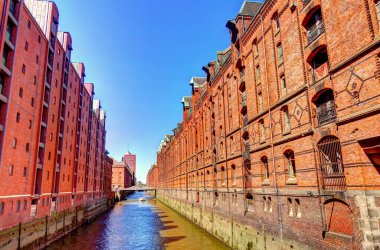 beautiful architecture in Hamburg, northern Germany