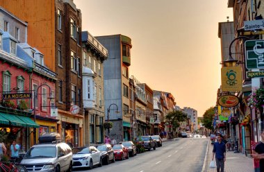 Quebec City, QC, Canada - September 2017 : Historical center view, HDR Image