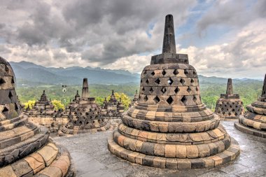 borobudur tapınağı, java, Endonezya