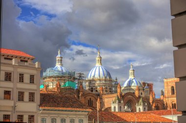 CUENCA, ECUADOR - April 2018: Historical landmarks view, HDR image