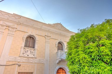 Santa Marta, Colombia - April 2019 : Historical center in sunny weather