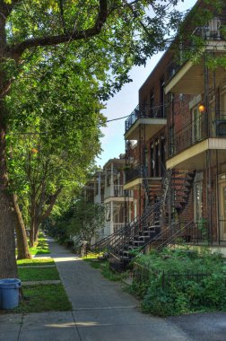 MONTREAL, QC, CANADA - SEPTEMBER 2017: Historical center in sunny weather, HDR Image 