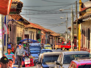 LEON, NICARAGUA - January 2016: Cityscape beautiful view, HDR Image
