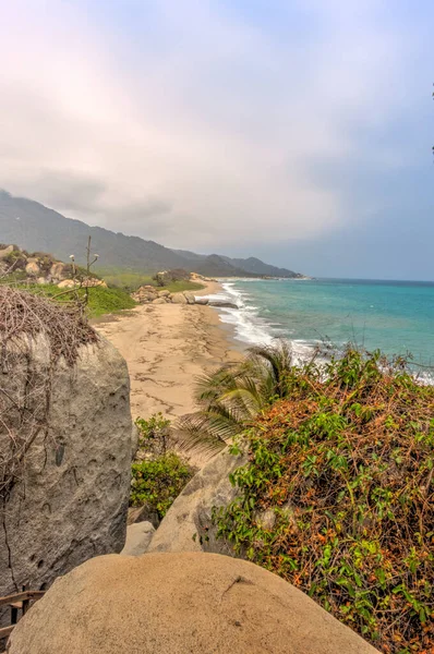 Tayrona National Park Landscape Colombia — Stok fotoğraf