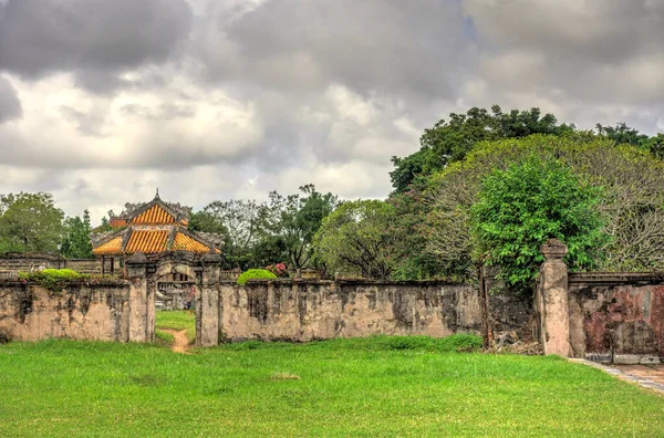 Hue Vietnam November 2020 Citadel Cloudy Weather Hdr Image — ストック写真