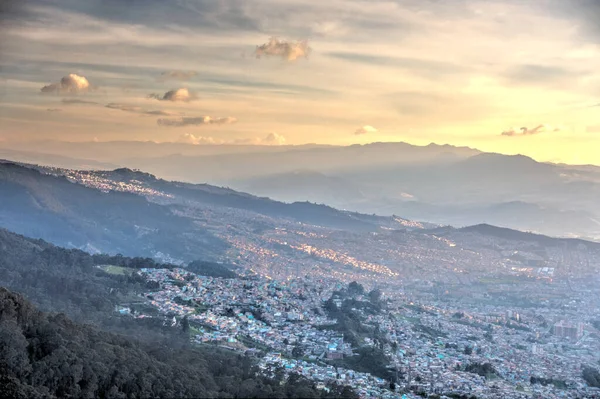 Bogota Колумбія Квітень 2019 Cityscape Cloud Weather — стокове фото
