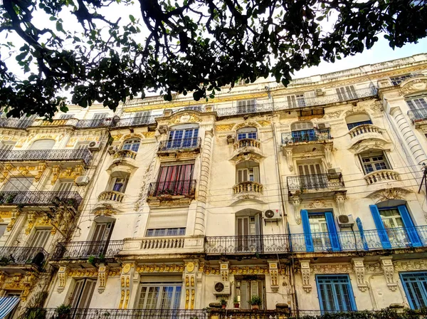 Algiers Algeria March 2020 Colonial Architecture Sunny Weather Hdr Image — Foto Stock