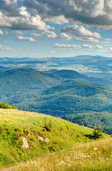 Beautiful Landscape Auvergne Historical Region France — ストック写真