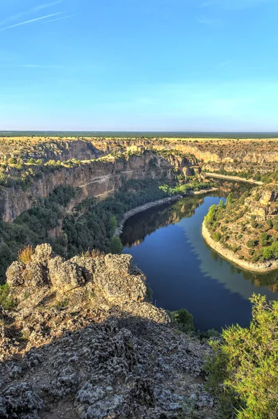 Gorges Duraton River Spain — Stockfoto