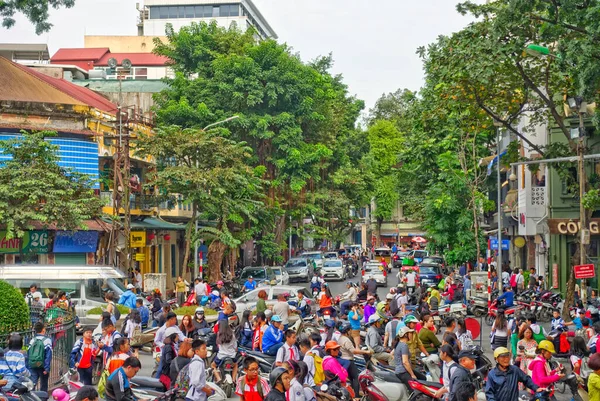 Hanoi Vietnam November 2020 City Center Cloudy Weather — Foto Stock
