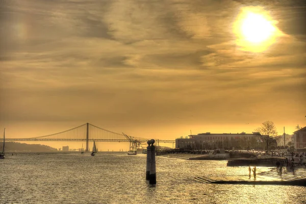 Lisbon Portugal April 2018 Historical Center View Hdr Image — Foto Stock