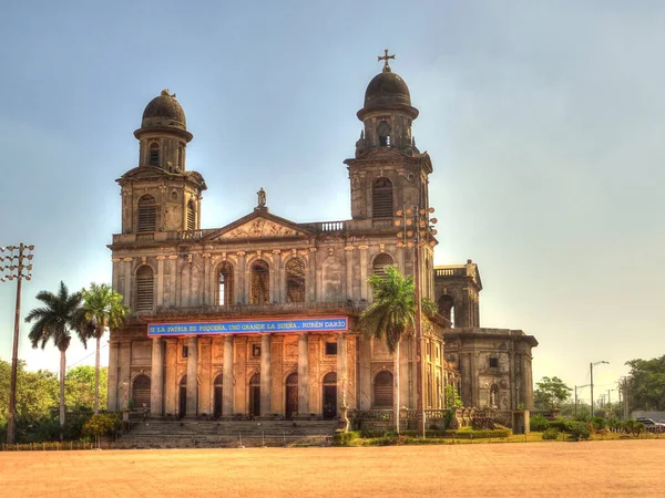 Managua Nicaragua January 2015 City Center Sunny Weather — Stock Photo, Image