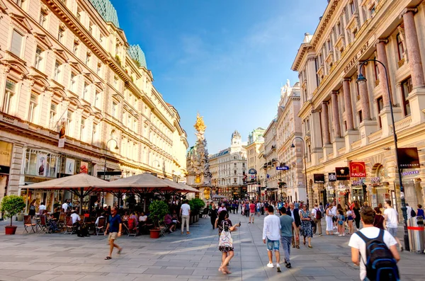 Vienna Austria July 2019 Historical Center Sunny Weather — Fotografia de Stock