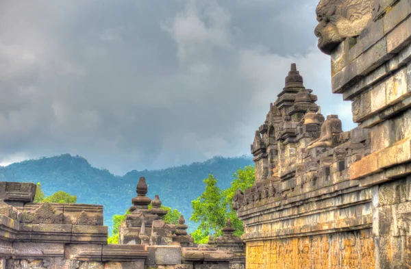 Templo Borobudur Java Indonesia —  Fotos de Stock