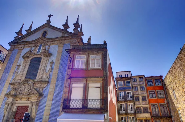 Porto Portugal June 2021 Historical Center Summertime Hdr Image — Stock Photo, Image