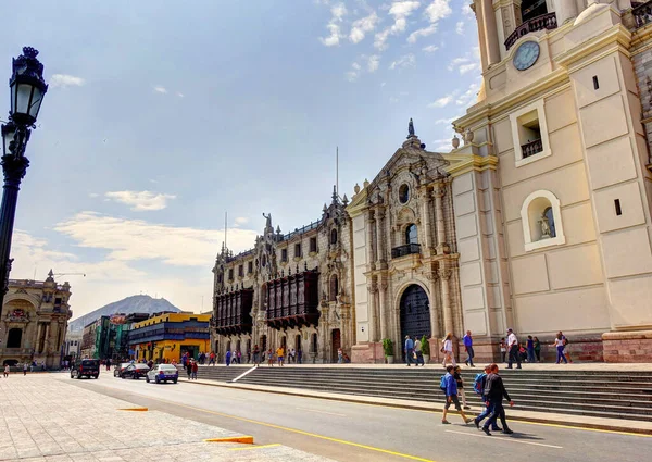 Lima Peru April 2018 Historical Center Sunny Weather — Stockfoto