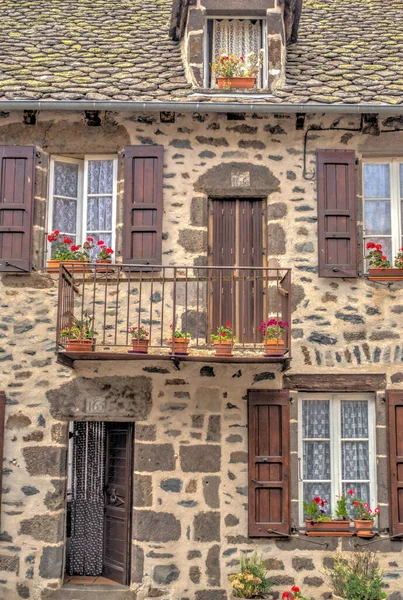France Typical Medieval House Old Town — Stockfoto