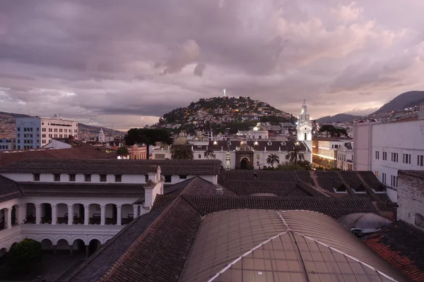 Quito Ecuador April 2018 Beautiful View Historical Center City — Foto Stock