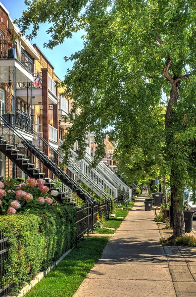 Montreal Canada September 2017 Historical Center Sunny Weather Hdr Image — Fotografia de Stock