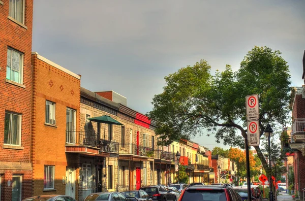 Montreal Canada September 2017 Historical Center Sunny Weather Hdr Image — Photo