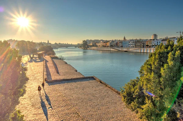 Sevilla Spain January 2019 Historical Center Sunny Weather — Stok fotoğraf