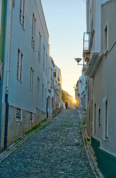 Faro Portugal January 2019 Historical Center Sunny Weather Hdr Image — ストック写真
