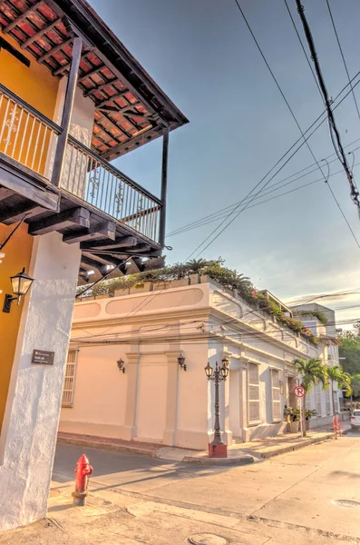 Santa Marta Colombia April 2019 Historical Center Sunny Weather — Stock Photo, Image